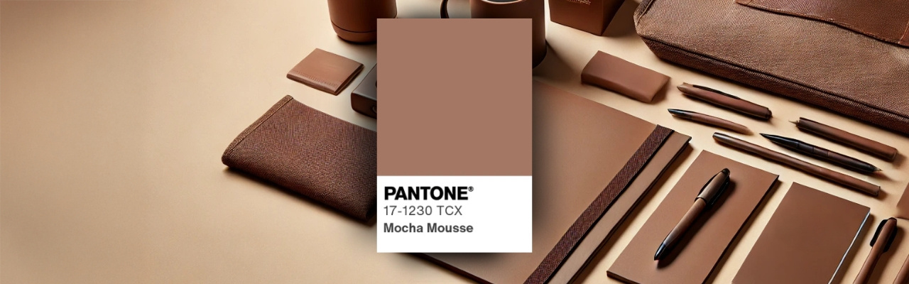 Pantone color of the Year 2025: i gadget personalizzati si vestono di Mocha Mousse