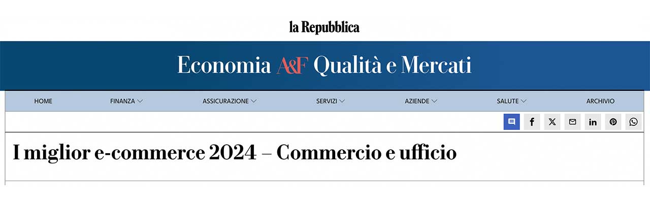 Gadget48: riconosciuto tra i Migliori E-commerce d'Italia nel 2024/25