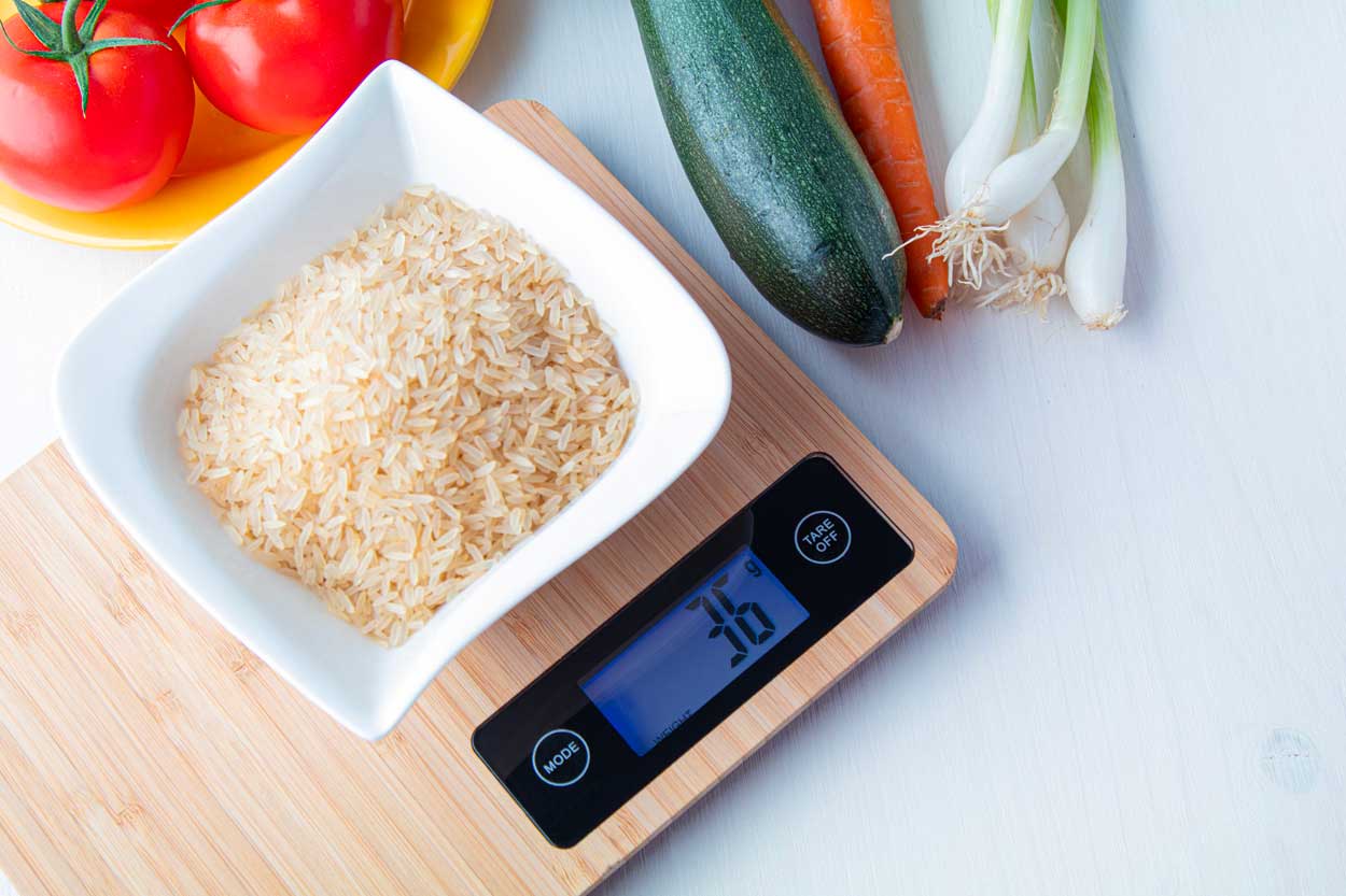 Bilancia elettronica Bambù - da cucina, portata 5 kg