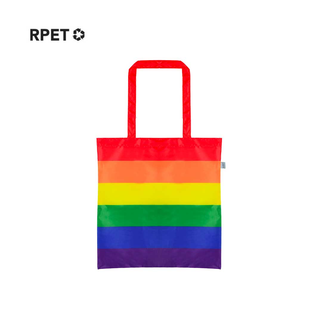 Shopper arcobaleno ecologica in RPET Gadget48