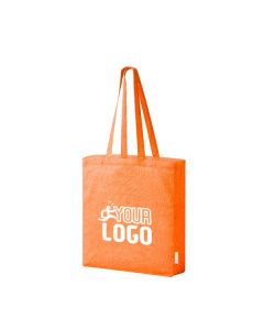 Borsa shopper colori pastello in cotone riciclato | 140gr