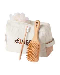 Astuccio in cotone con inserti in juta