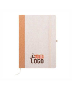 Block notes combinato in RPET e sughero fogli a righe | A5