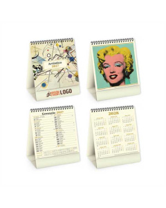Calendario artistico da tavolo personalizzato