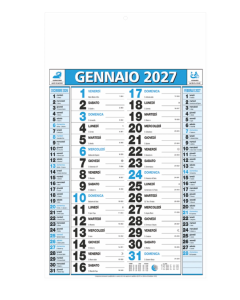 Calendario olandese trimestrale personalizzabile | 29x47cm