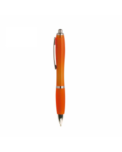 Penna a sfera in plastica colorata e metallo