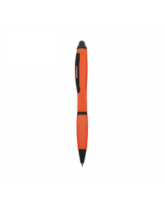 Penna a sfera colorata touch in plastica e metallo