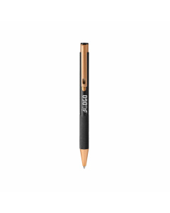 Penna cromata in alluminio con clip in metallo