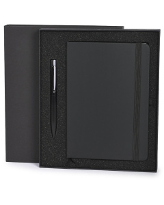 Set regalo penna Usb e blocco A5
