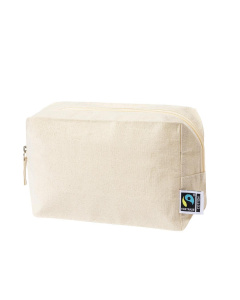 Trousse cosmetici in cotone equosolidale Fairtrade