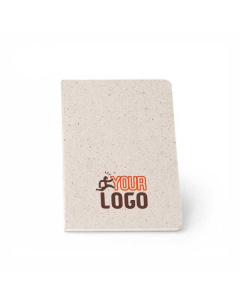 Block notes copertina semi rigida in fibra naturale e cotone | A5