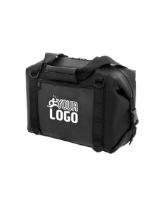 Borsa frigo pieghevole in pu riciclato e tasca frontale