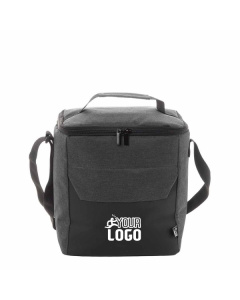 Borsa termica in rpet con cerniera e tracolla | 23x26x14 cm