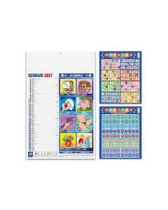 Calendario illustrato mensile La Cabala
