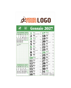 Calendario olandese da parete | 29x47 cm