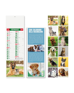 Calendario silhouette cani e gatti con logo