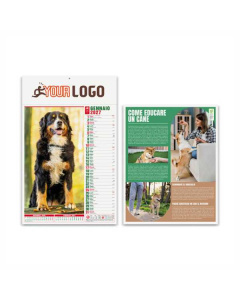 Calendario mensile cani e gatti personalizzabile