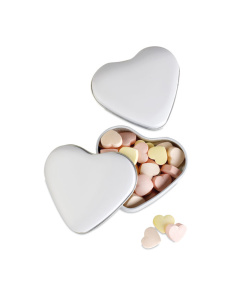 Caramelle in confezione a forma di cuore 24g