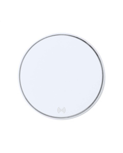 Caricabatterie rapido wireless 15w in plastica bianco