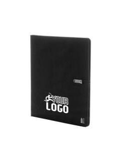 Cartella portadocumenti in RPET con blocco note e organizer interni | A4