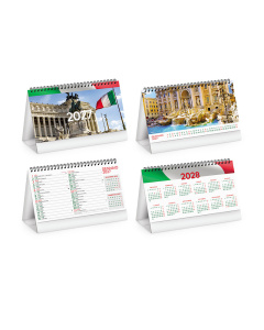 Calendario da tavolo Città d’Italia spiralato