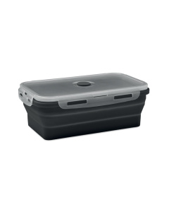Contenitore pranzo pieghevole in silicone con valvola