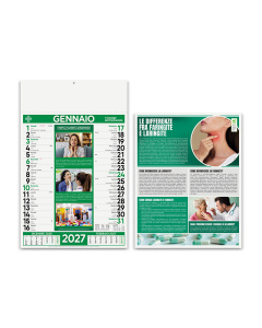 Calendario farmacia personalizzabile