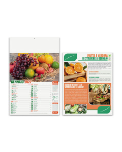 Calendario illustrato Frutta e verdura