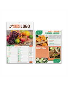 Calendario illustrato Frutta e verdura
