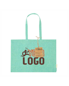Shopper grande da 220gr cotone riciclato e manici