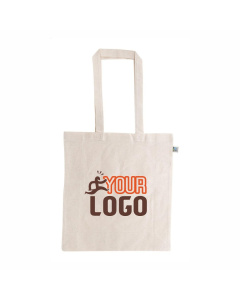 Shopper in cotone Fairtrade con manici lunghi riutilizzabile