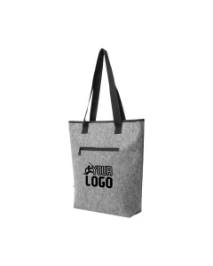 Shopper termica in feltro RPET con manici lunghi