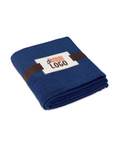 Coperta promozionale in pile 240 gr con nastro