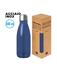 Borraccia colorata da 500ml in acciaio inox