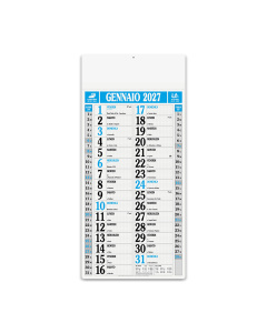 Calendario olandese da parete Magnum | 33x71 cm