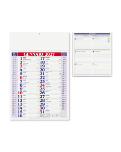 Calendario olandese compatto personalizzabile | 29x42 cm