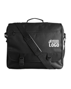 Borsa portadocumenti in poliestere con tracolla