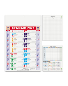 Calendario olandese multicolor | 30x47cm