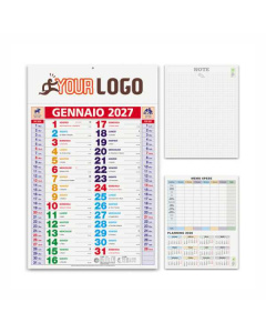 Calendario olandese multicolor | 30x47cm