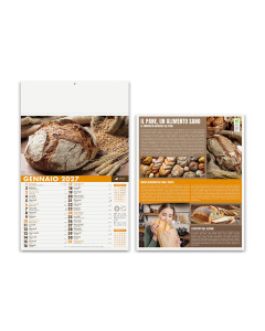 Calendario illustrato Pane e pasta