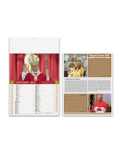 Calendario illustrato Papa Leone