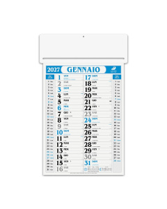 Calendario olandese con testata passafoglio