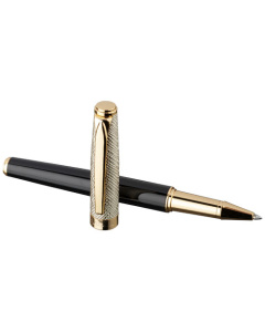 Penna a sfera oro/nero da incidere