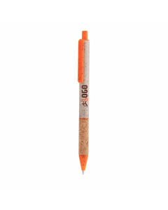 Penna in plastica ecologica e impugnatura in sughero