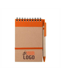 Piccolo Block notes con spirale e penna | A6