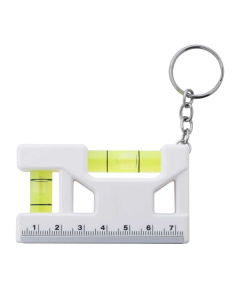 Portachiavi con livella righello e magnete