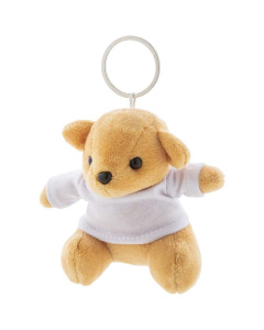 Portachiavi orsetto in peluche con maglietta personalizzabile