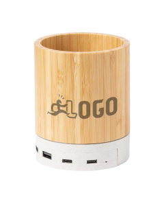 Portapenne multifunzione con caricatore wireless e hub USB