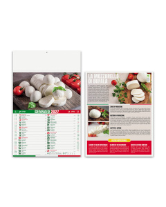 Calendario illustrato Prodotti tipici italiani