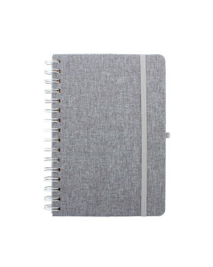 Quaderno a spirale con supporto per cellulare in paglia di grano | A5